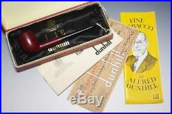 Dunhill Bruyere Billiards box with tobacco pipe 105F/T