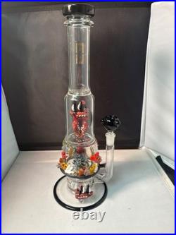 EMPIRE Glass WORKS Water Pipe Bong Glass Tobacco Pipe WITH DESIGN AND PERK 14