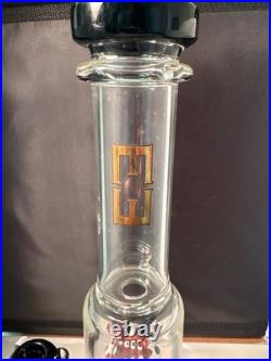 EMPIRE Glass WORKS Water Pipe Bong Glass Tobacco Pipe WITH DESIGN AND PERK 14