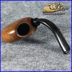 EXCLUSIVE HAND MADE SMOOTH BRIAR wood POCKET smoking pipe VINTAGE