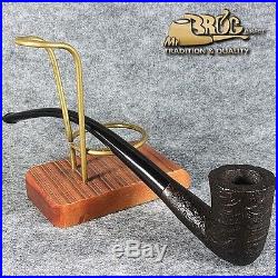 EXCLUSIVE HAND MADE SMOOTH BRIAR wood smoking pipe MT YOUNG BELLA Churchwarden