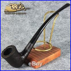 EXCLUSIVE HAND MADE SMOOTH BRIAR wood smoking pipe MT YOUNG BUGNO Churchwarden