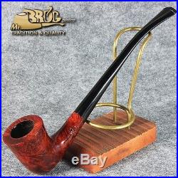 EXCLUSIVE HAND MADE SMOOTH BRIAR wood smoking pipe MT YOUNG FRODO Churchwarden