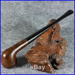 EXCLUSIVE HAND MADE SMOOTH BRIAR wood smoking pipe POLO 01