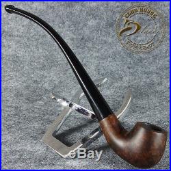 EXCLUSIVE HAND MADE SMOOTH BRIAR wood smoking pipe YEOMAN Brown smooth