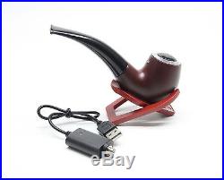 E-Pipe Smokeless Pipe Imitate Solid Wood Pipe Healthy Non-Smoking Pipe Gift Box