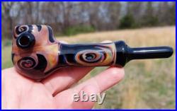 Egyptian Sand Glass Tobacco Apple Pipe USA Made