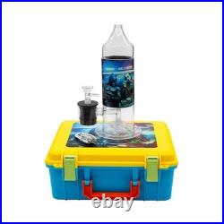 Electric Led Water Pipe Smoking Kit + Smoking Kit Suitcase Mixed Designs