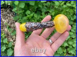 Electroform Black Cherry Bubble Gum & Lavender Gilson Opal Crystal Tobacco Pipe