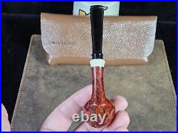 Emiliano Smooth Petite Sphinx with Ivorite Artisan Tobacco Smoking Pipe