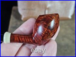 Emiliano Smooth Petite Sphinx with Ivorite Artisan Tobacco Smoking Pipe