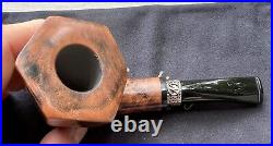 Eric Nording Polished Freehand Silver #2 Handmade in Denmark Briar Tobacco Pipe