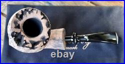 Eric Nording Signature Black Natural Unfinished Freehand Briar Tobacco Pipe NEW