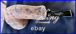 Eric Nording Signature Black Natural Unfinished Freehand Briar Tobacco Pipe NEW