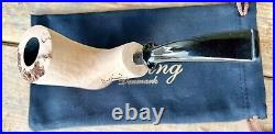 Eric Nording Signature Natural Unfinished Smooth Freehand Briar Tobacco Pipe NEW