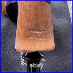 Eric Nording Spiral Natural Smooth Freehand Briar Tobacco Pipe NEW