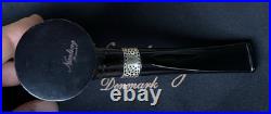 Erik Nording Classic Silver Sandblasted Tall Poker Briar Tobacco Pipe NEW