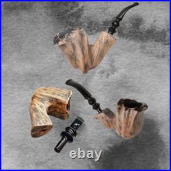 Erik Nording Freehand Handmade Tobaco Pipe Signature Black