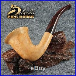 Exclusive BALANDIS original Briar Handmade Tobacco smoking pipe CALABASH Natural