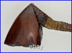 Exotic Long-Stemmed Briar Wood Smoking Pipe