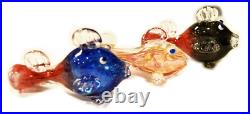 FISH 3 SMALL GLASS CHILLUM SMOKING PIPE ASSORT COLORS 1 3 6 12 48 pcs PGA010