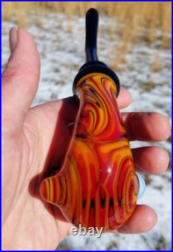 Fire Linework Glass Church Warden Gandalf Sherlock Pipe USA Made