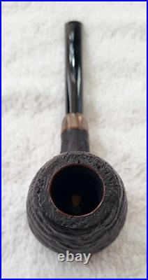 Flávia Rodrigues Sandblasted Prince with Horn Accent Smoking Pipe NEW UNSMOKED