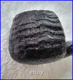 Flávia Rodrigues Sandblasted Prince with Horn Accent Smoking Pipe NEW UNSMOKED