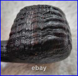 Flávia Rodrigues Sandblasted Prince with Horn Accent Smoking Pipe NEW UNSMOKED
