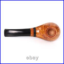 Freehand Briar Pipe Handcrafted Cumberland Stem Tobacco Pipe Smooth Finished