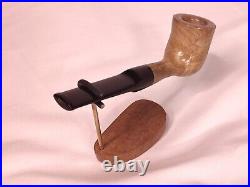 Freehand Tobacco Pipe Olive Wood Handmade by Gieske Pipes New, Unsmoked