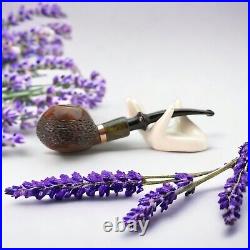 Freehand smoking tobacco briar handmade Prince bowl pipe artisan shape KAFpipe
