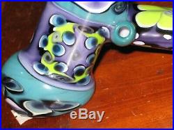 Full-color hammer-bubbler by Willow Humboldt Glass Snodgrass Glass tobacco pipe