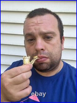 Fully Functional Tobacco Pipe Pendant MOISSANITE Real 925 Silver Iced Hip Hop