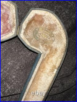 GBD French Briar Billiard Tobacco Smoking Pipe with Fitted Case