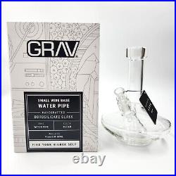 GRAV 9 Small Wide Base VOLCANO PERC Beaker Bong HIGH QUALITY Smoking Water Pipe
