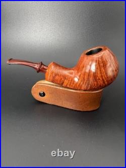 G. Penzo Smooth Bent Brand Unsmoked NIB tobacco Pipe
