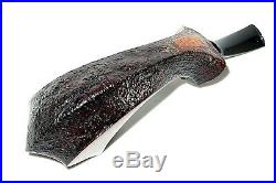 Gabriele Dal Fiume Unsmoked Sandblast & Smooth Horn Shaped Pipe Pipestud