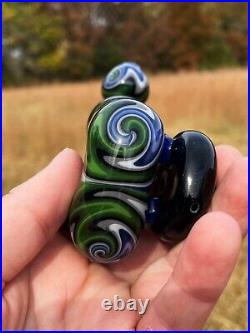 Galaxy Alpine Linework Glass Sherlock Pipe