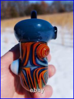 Galaxy Lagoon Fire Glass Sherlock Holmes Calabash Sherlock Pipe USA Made