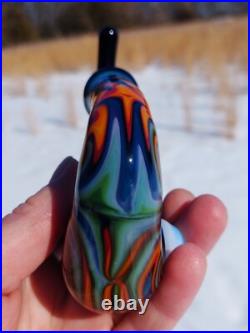 Galaxy Lagoon Fire Glass Sherlock Holmes Calabash Sherlock Pipe USA Made