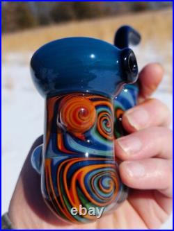 Galaxy Lagoon Fire Glass Sherlock Holmes Calabash Sherlock Pipe USA Made