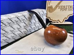 Gasparini Round Ball Briar Italian Tobacco Smoking Pipe, Bag, Box, Unsmoked