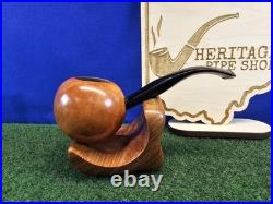 Gasparini Round Ball Briar Italian Tobacco Smoking Pipe, Bag, Box, Unsmoked