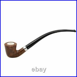 Gasparini tobacco smoking pipe churchwarden briar meerschaum lined + 2 stems