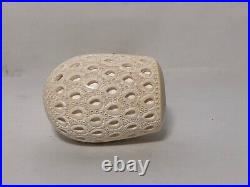 Geniune Block Meerschaum Pipe Hand Carved Lattice Tobacco Pipe With Case