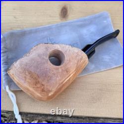 German Hand Made Hanseatic Plateaux Freehand Briar Tobacco Pipe 9mm Filter NEW