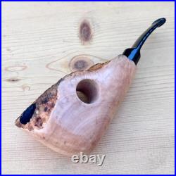 German Hand Made Hanseatic Plateaux Freehand Briar Tobacco Pipe 9mm Filter NEW