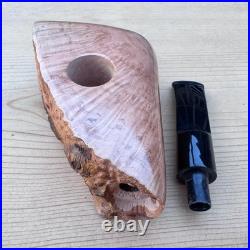 German Hand Made Hanseatic Plateaux Freehand Briar Tobacco Pipe 9mm Filter NEW