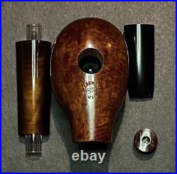 GlassWood Pipes Glass And Briar Wood Smoking Pipe Proto Pipe Style